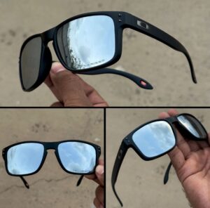Sports Edition HOLBROOK (Black-Silver) UV- 400 Protection